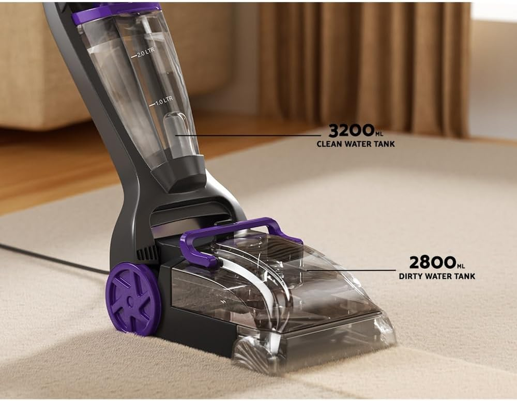 Carpet Washer Handheld Vacuum Cleaner 800W Portable Lightweight Home Cleaning image number 5