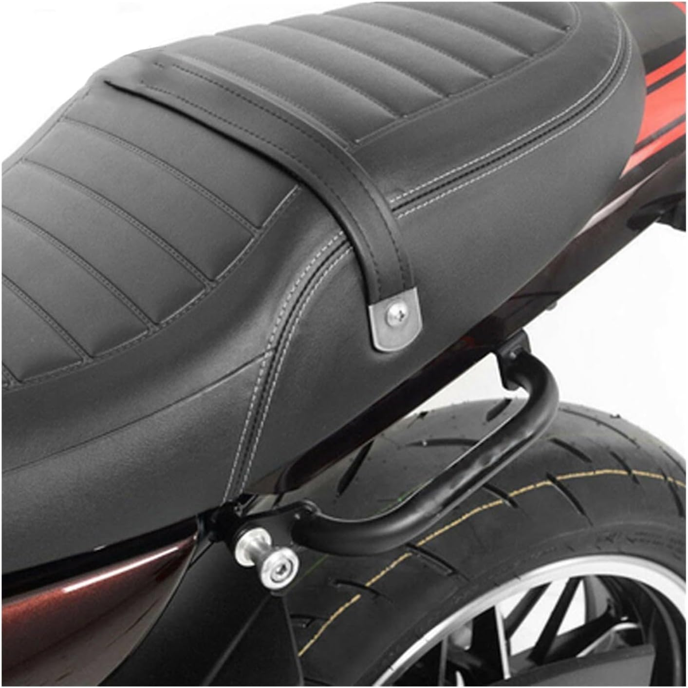 SLAVIK Motorcycle Accessories Rear Armrest Passenger Rear Seat Handle Grab Bar Hand Compatible with Z900RS Z900 RS 2017-2021 Left & Right image number 3