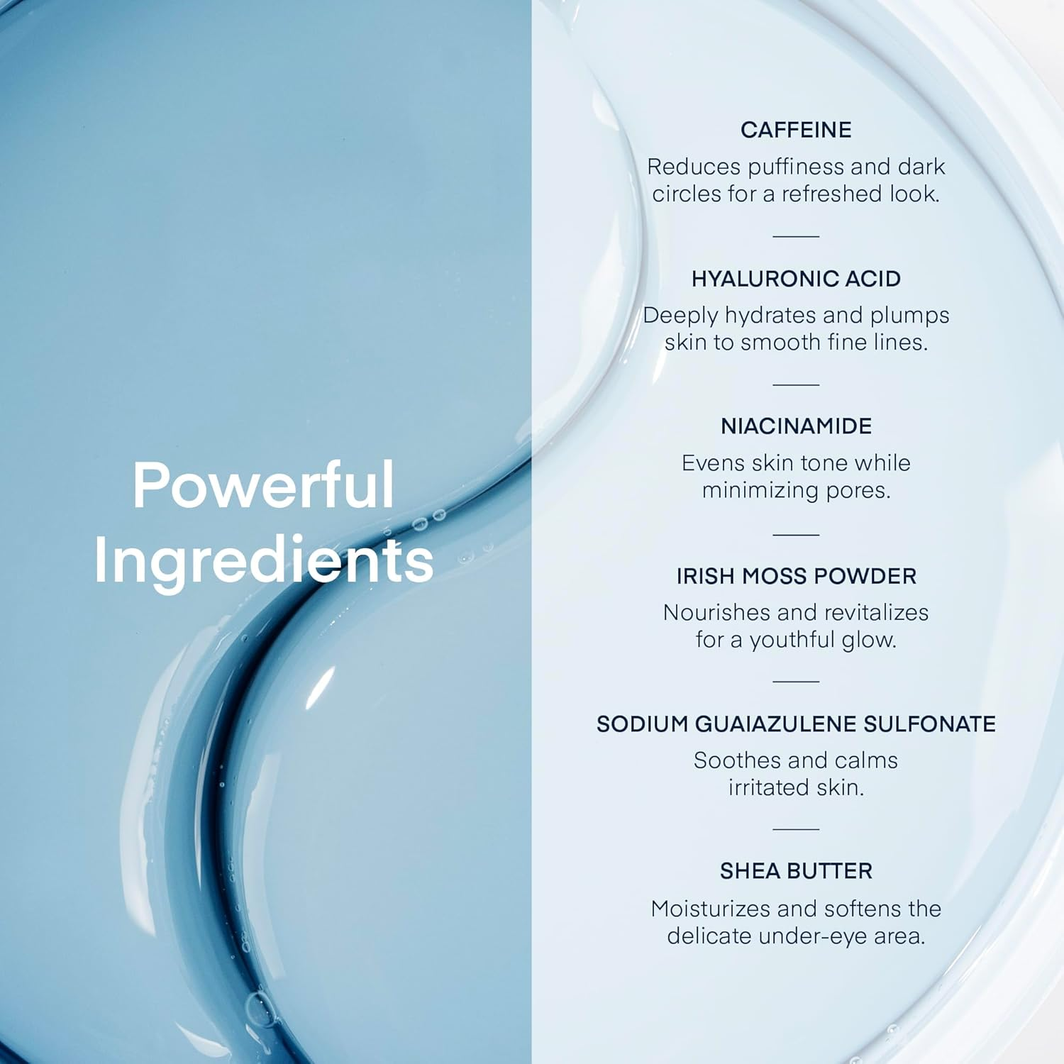 Under Eye Patches Korean Skincare: Caffeine & Hyaluronic Acid Gel under Eye Mask for Puffy Eyes Dark Circles & Eye Bags - Hydrating Anti-Wrinkle, Sensitive Skin Tested, Vegan Cruelty-Free, 30 Pairs image number 5