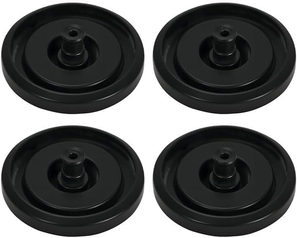 4 Pcs Toilet Fill Valve Seal Replacement, Compatible with 242 Compatible, Toilet Cistern Leak-Proof Diaphragm Washer Black Cistern Float Valve for Home, Hotel, Apartment image number 1