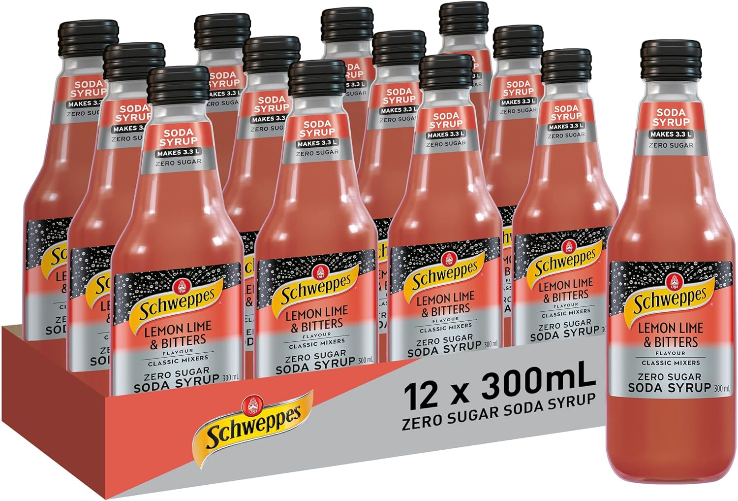 300ML X 12 GLS SCH LLB ZS SODA SYRUP image number 1