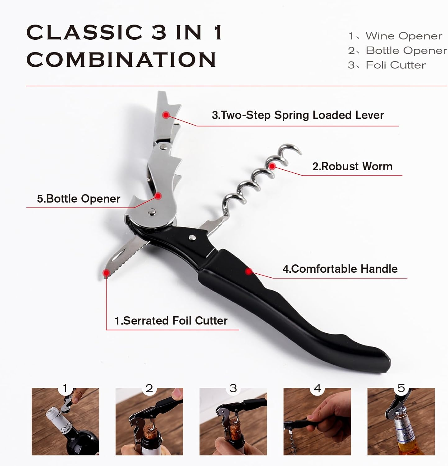 Astofli 5 Pack Jar Opener for Seniors with Arthritis, Easy Twist Lid Opener Jar Opener for Opening Jars with 2 PCS Rubber Jar Gripper, Multi Can Openers Prime for Seniors with Arthritis image number 2