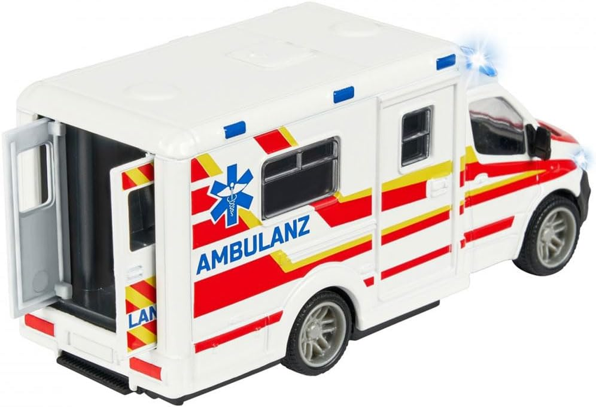 Majorette 213712001 Grand Series City Mercedes-Benz Sprinter Ambulance Die-Cast, One Size image number 4