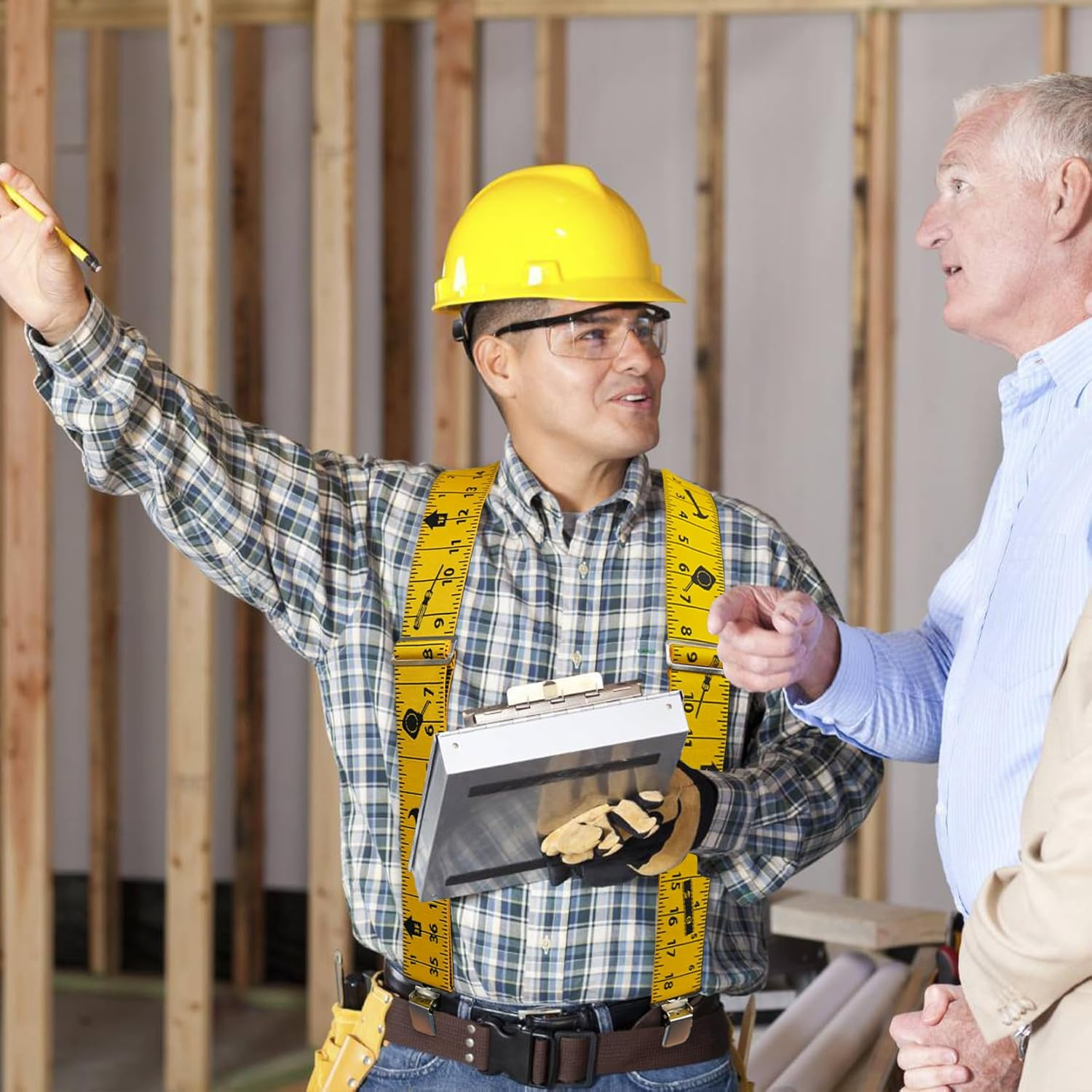 MELOTOUGH Men'S Suspenders W/Clip Heavy Duty Suspenders for Men Big and Tall Work Suspenders for Jeans image number 3