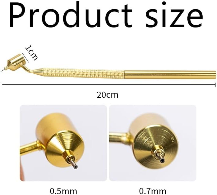 WADY 2Pcs Fine Line Fluid Writer Paint Applicator Pens (0.5Mm & 0.7Mm),Touch up Paint Pen for Cars for Detailing, Creative Hobbies, DIY Car Scratch Repair, Model Painting image number 2