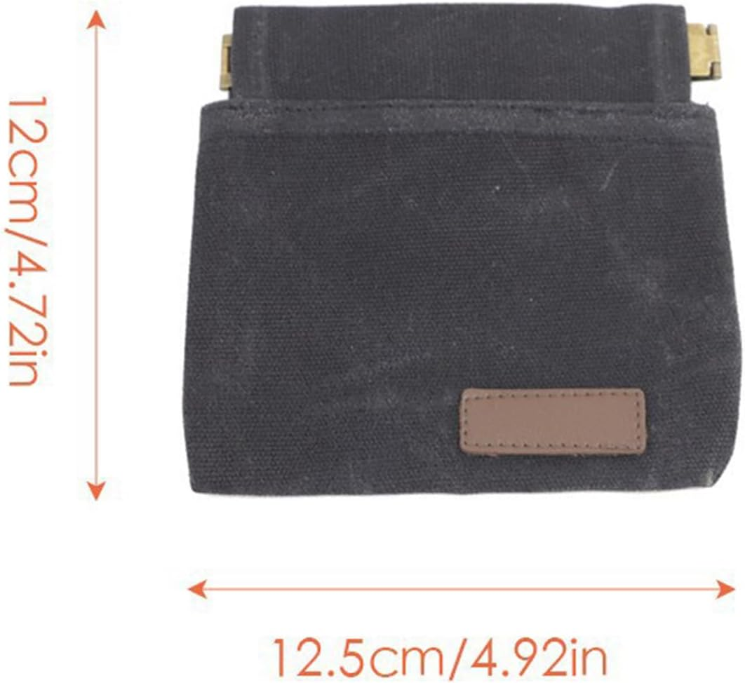 2Pcs Dog Treat Pouch, Portable Dog Training Pouch,Dog Walking Bag, Easy Access, Keep Snack Smell, Pet Training Travel or Outdoor Use (Black *1+ Gray *1) image number 3