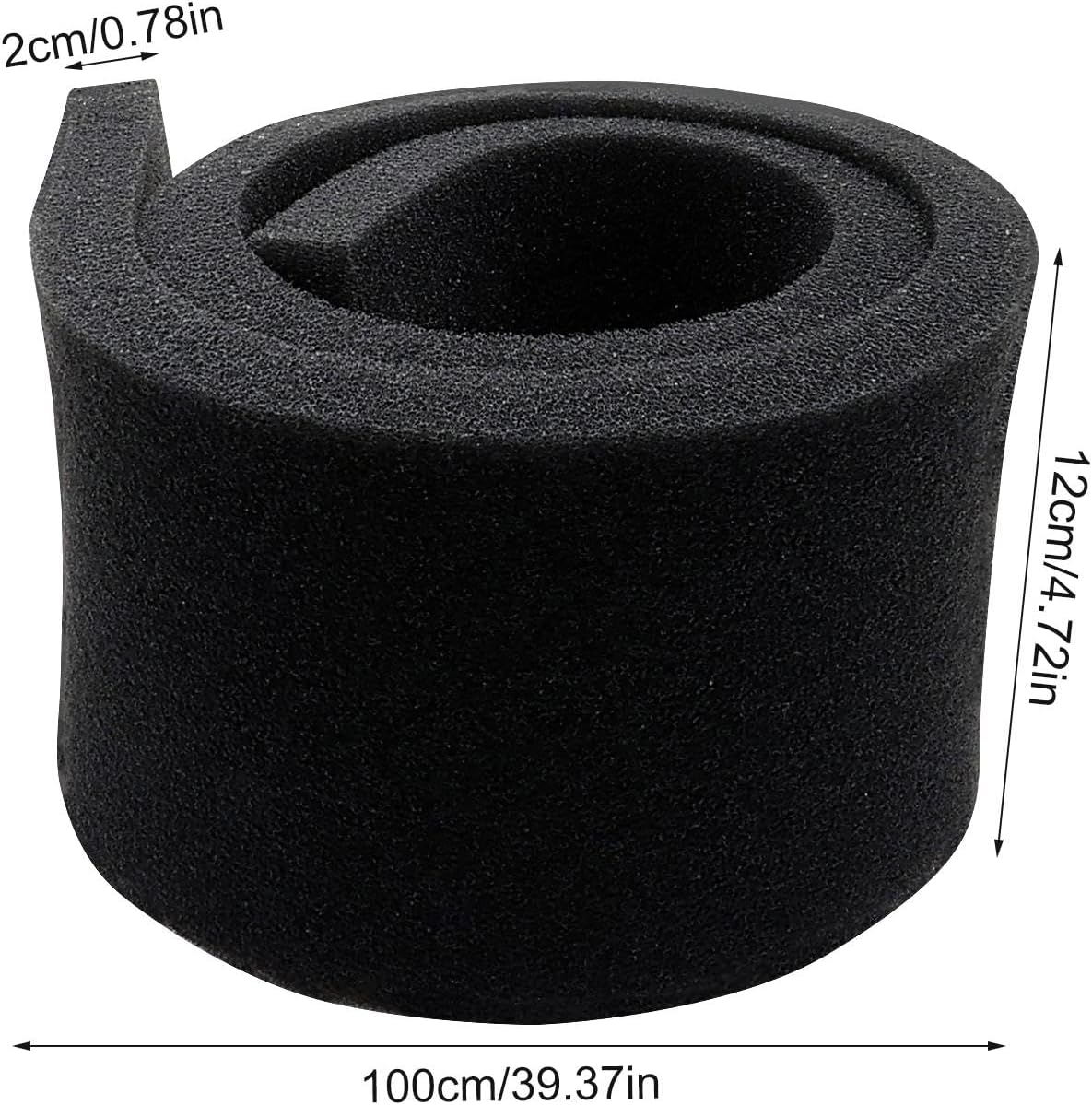 Wezalget Aquarium Filter Foam Pad | Easy to Cut Replacement Fish Tank Filter Foam Aquarium Filter Media Foam - for Aquarium Fish Tank Pond Canister Filters, Enhanced Aquatic Health - 50X50X2Cm image number 6