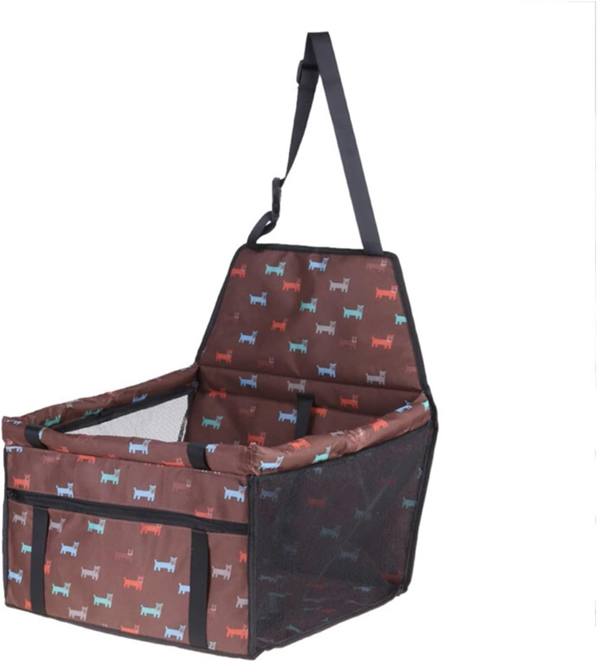 Dog Car Seat Cover Car Rear Seat Cushion Bed Suitable for Dog Puppy Cat Travel Protection Seat Cover Dog Hammock(Color:02)