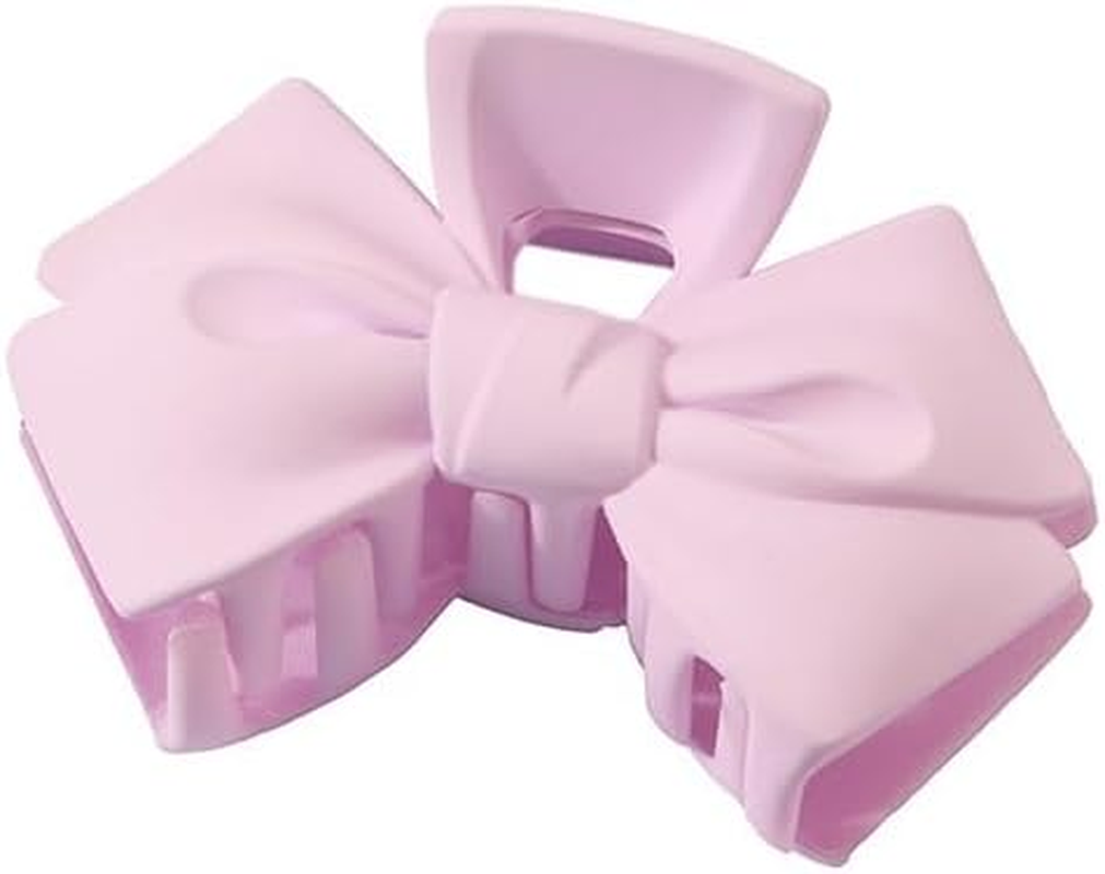 Hair Claw Clips Simple and Fashionable Frosted Plastic Bow Hairpin for Women Curly Hair Shark Clip Hairpin Headdress Hair Accessories image number 4