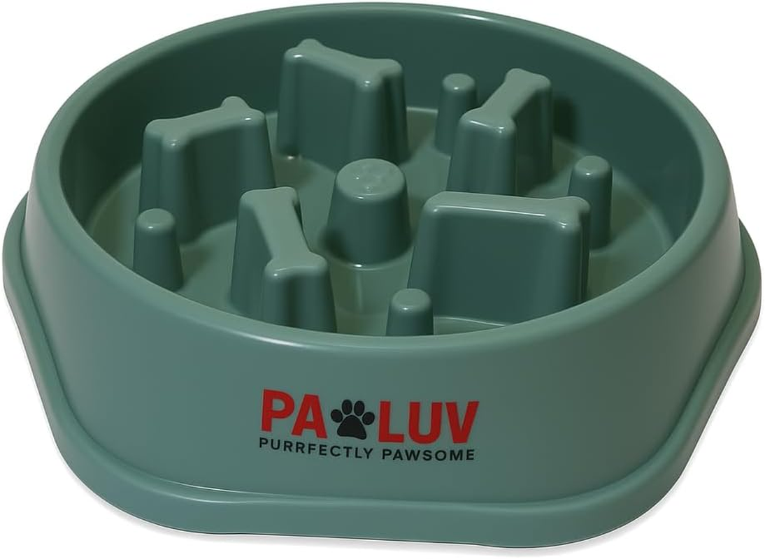 Pawluv Slow Feeder Dog Bowl &ndash; Anti-Choke Maze Design, Non-Slip Base, Bpa-Free, Fun Puzzle Dish for Fast Eaters & Bloating Prevention (Pink)