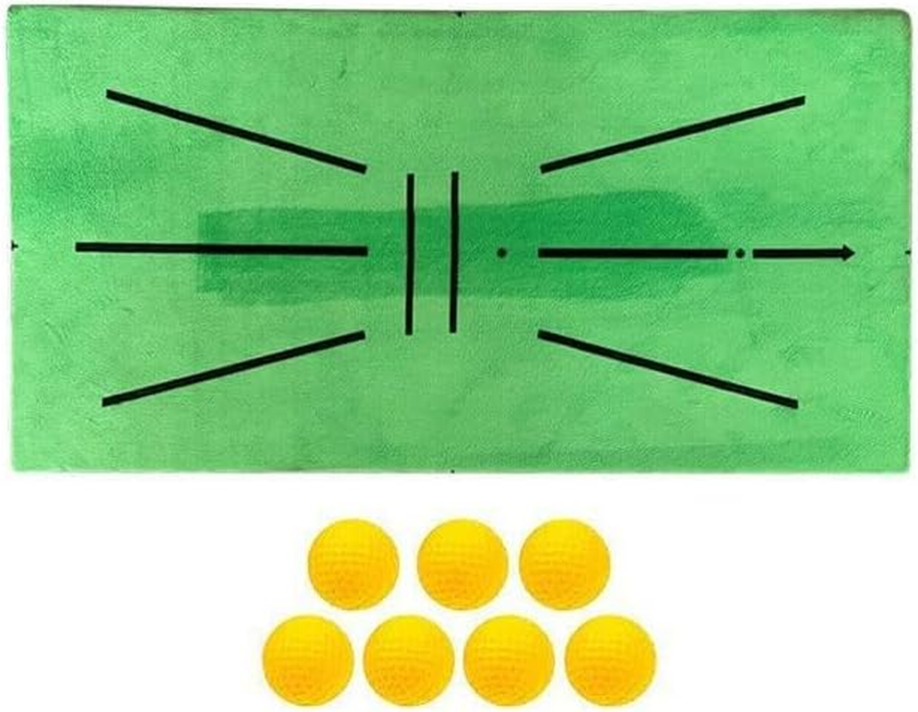 Golf Training Mat for Swing Detection Batting Golf Aid Game Practice Training - Ideal for Home & Office