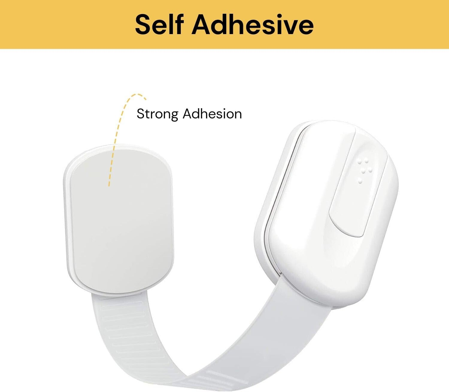 Spendeal Child Proof Cabinet Locks Baby Proofing Child Safety Locks with Baby Proof Multi-Purpose Lock for Cabinets, Drawers, Fridge, Trash Can, Cupboard with Adhesive Drawer Door Latches (12 Count) image number 2