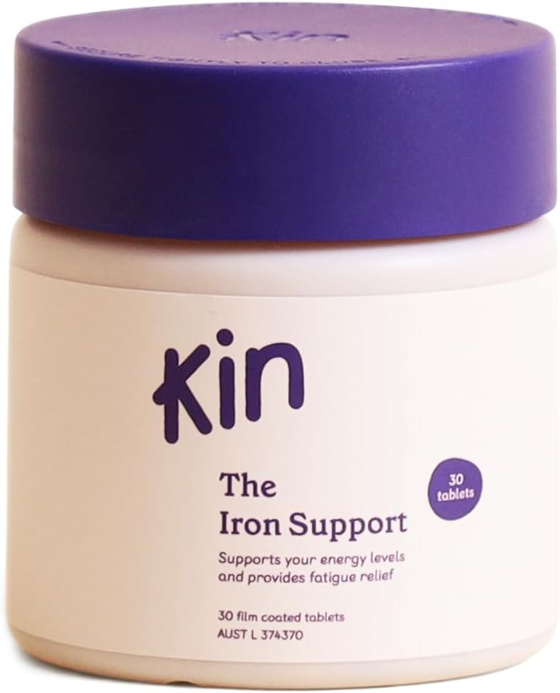 Kin the Iron Support 30 Capsules | Daily Iron Supplement for Energy & Fatigue Relief | Iron Supplements to Support Conception, Pregnancy, & Postpartum,| Vegan Breastfeeding Safe image number 4