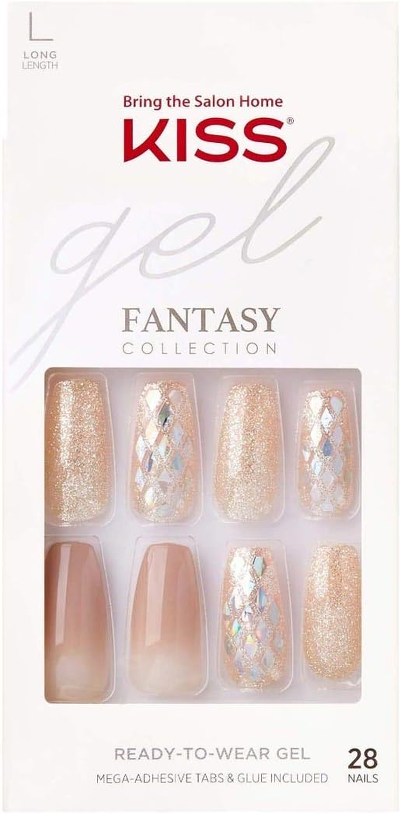 KISS Glam Fantasy Nails - Hard to Forget image number 2