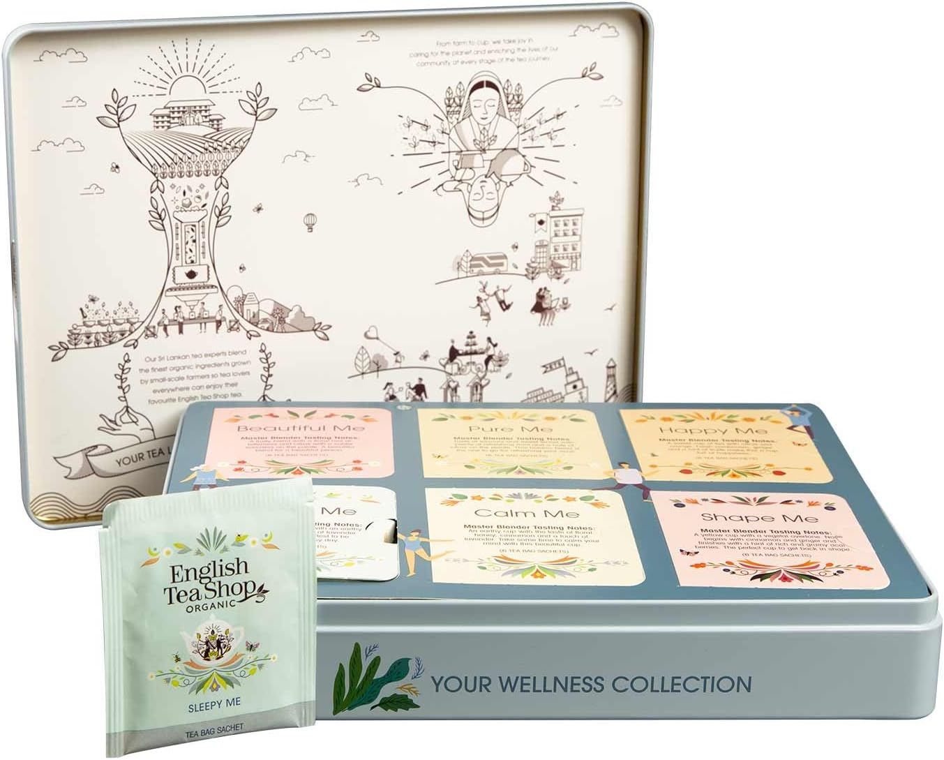 English Tea Shop English Tea Shop Gift Pack Your Wellness Collection Light Blue 36 Sachets, 54 G image number 6