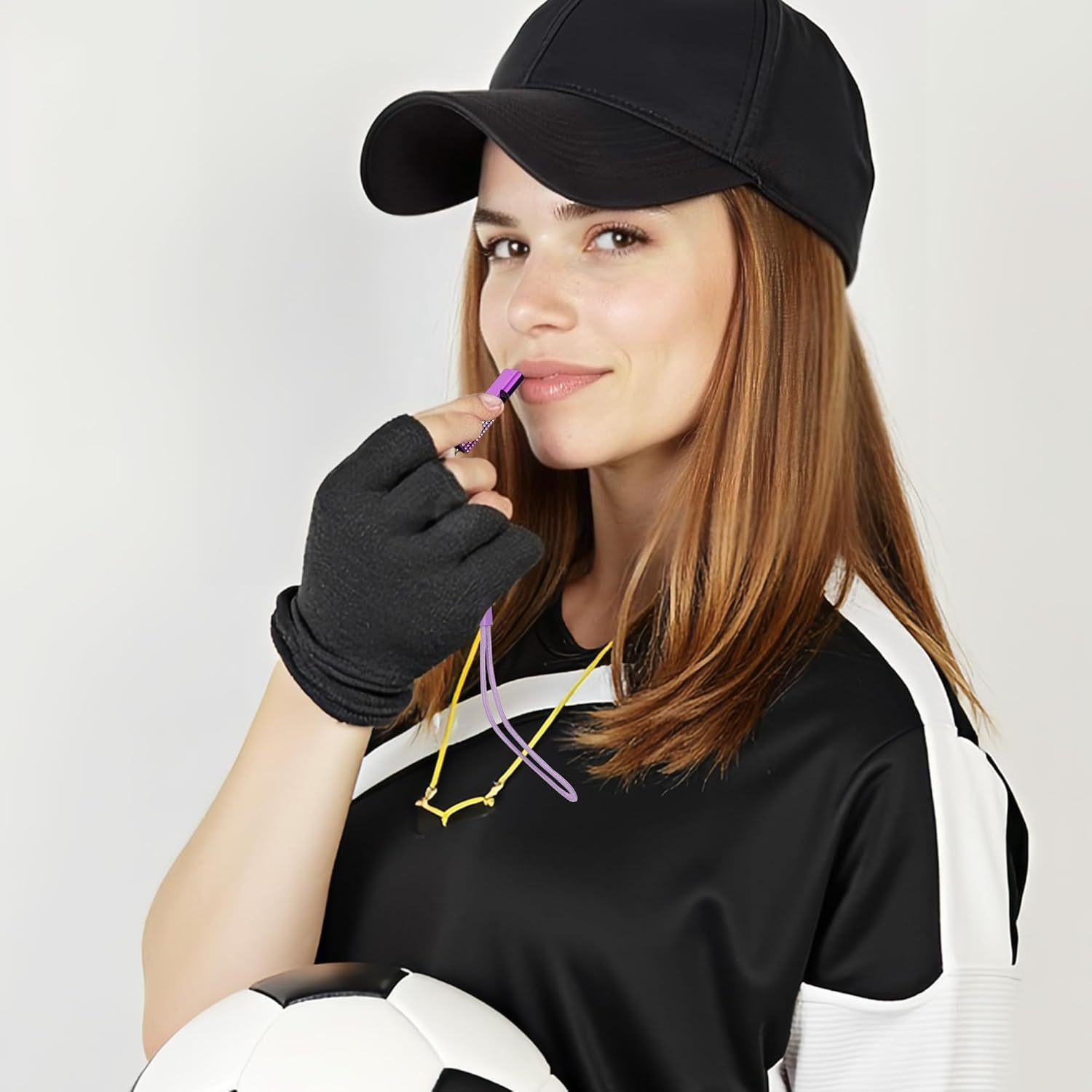 Biiange 2 Pack Bling Whistle, Whistle for Coaches with Lanyard, Coaches Referee Sports Whistles, Loud Metal Sports for Coachess, Referees, and Hikers image number 4