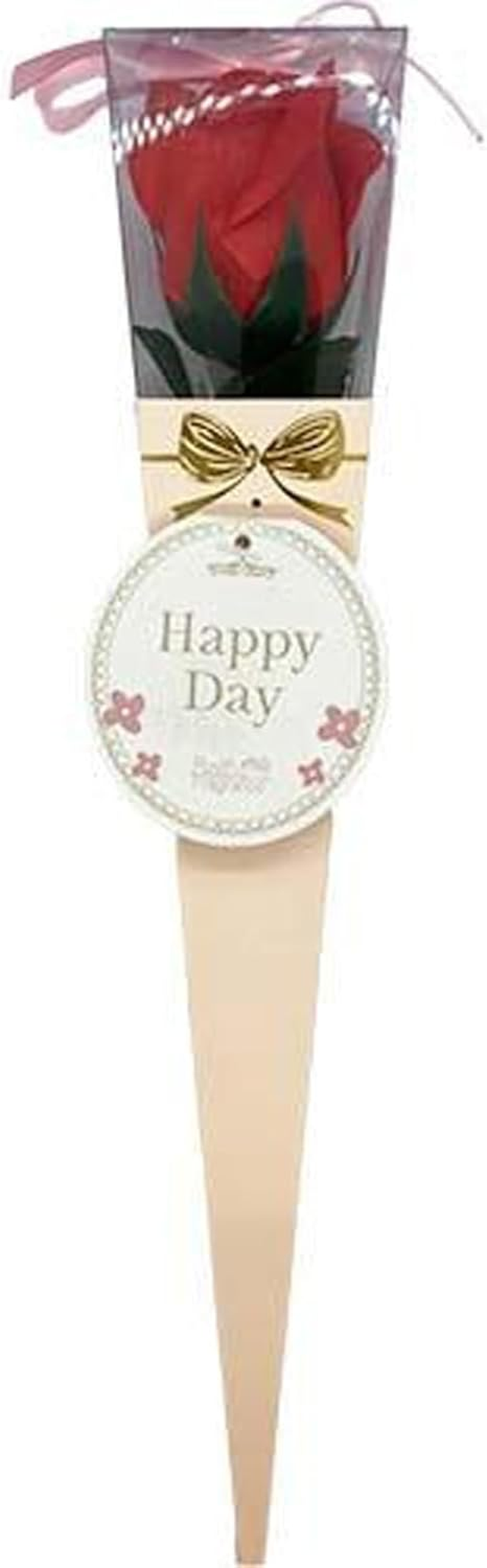 Q-FLA Bath Salt, Soap Flower, Kelee Bouquet, Mini 05, Red, Gift, Birthday image number 1