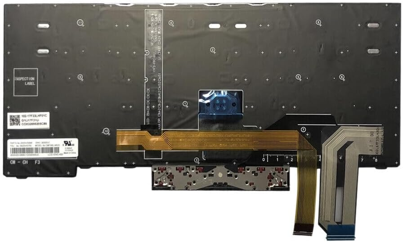 US Laptop Keyboard with Backlit Black Replacement for Lenovo Thinkpad T14 Gen1 Gen2,P14S Gen1 Gen2,E480 E485 L480 T480S E490 E495 T490 T495 L490 L380 L390 P43S,5N20V44048(Small Enter Key) image number 3