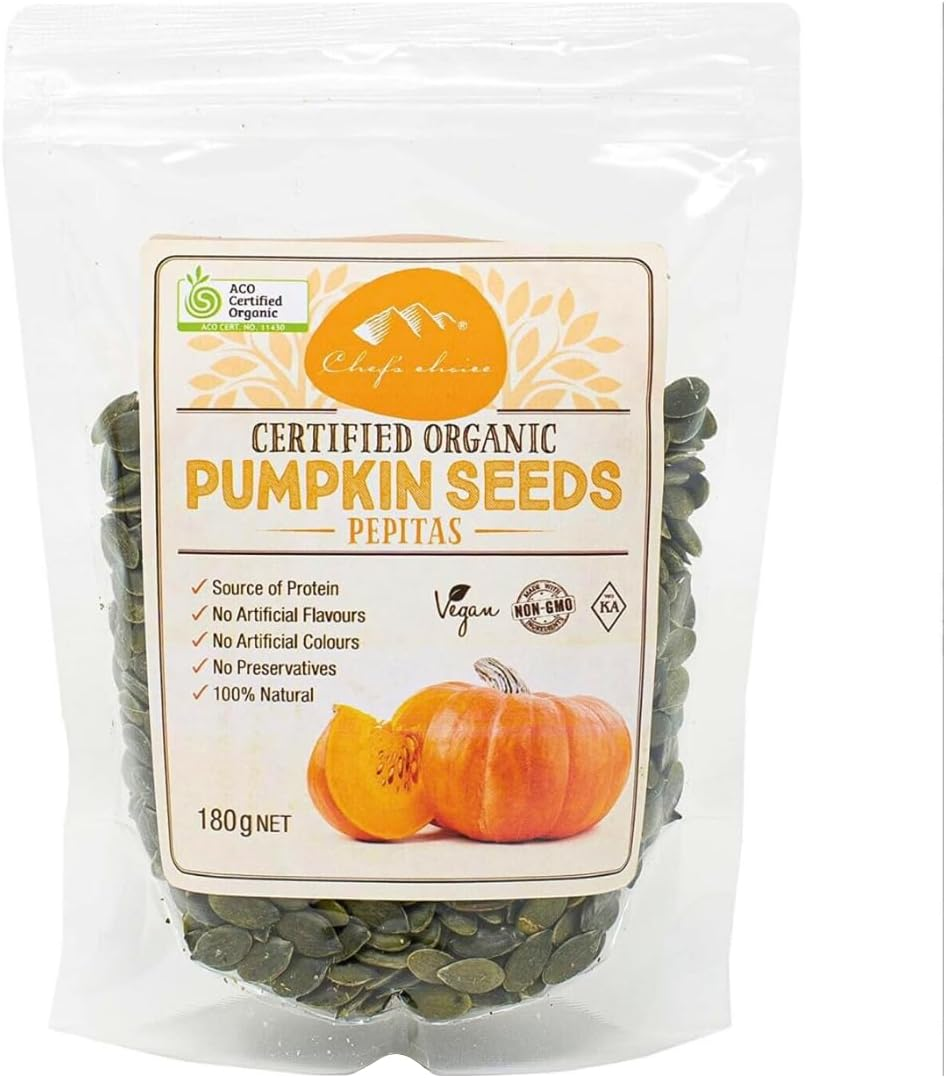 Chef'S Choice Organic Pumpkin Seed Kernals (Pepitas) 180 G image number 4