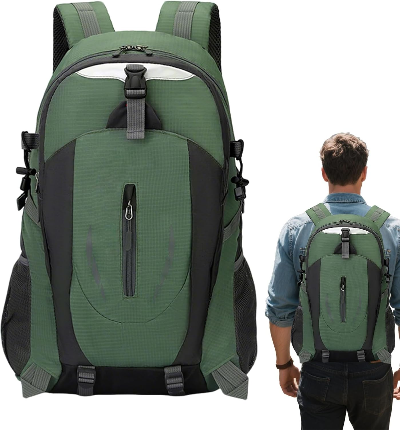 Hiking Backpacking Packs - Hiking Pack Outdoor Backpack,Waterproof Rucksack Large Storage Organizer for Mountaineering Trekking Travel Outdoor Sports Climbing Cycling