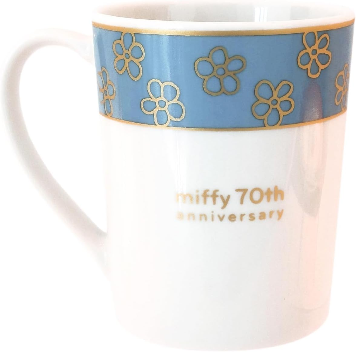 Dick Bruna Miffy 420142 70Th Anniversary Mug, Cup, Approx. 10.1 Fl Oz (300 Ml), Microwave, Dishwasher Safe, Dishware, Miscellaneous Goods, Blue, Character Goods, Tableware, Miscellaneous Goods, Made image number 2