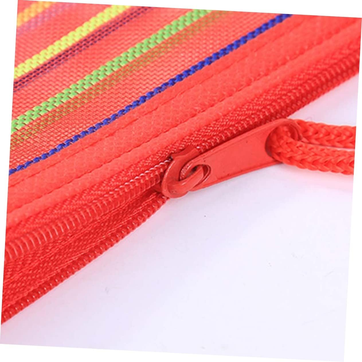 HAPINARY 10Pcs Nylon Zippered File Bags Documents Organizers File Pockets Stationery Organizer Folder for Office School Use Assorted image number 6