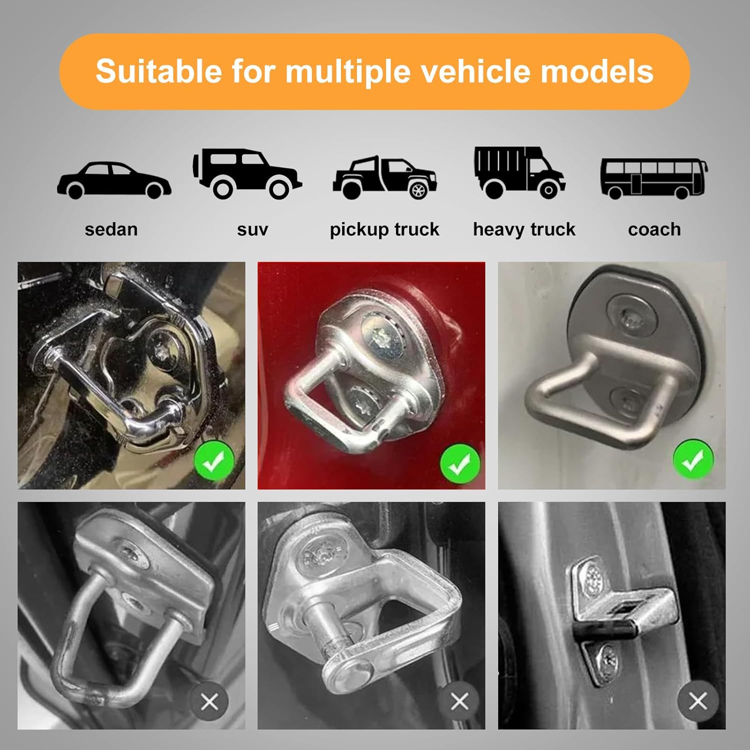 Car Door Step Can Be Folded Roof Rack Door Step up on Door Latch, Easy Access Door Step for Car Roof, Universal Fit for Cars and Suvs image number 6