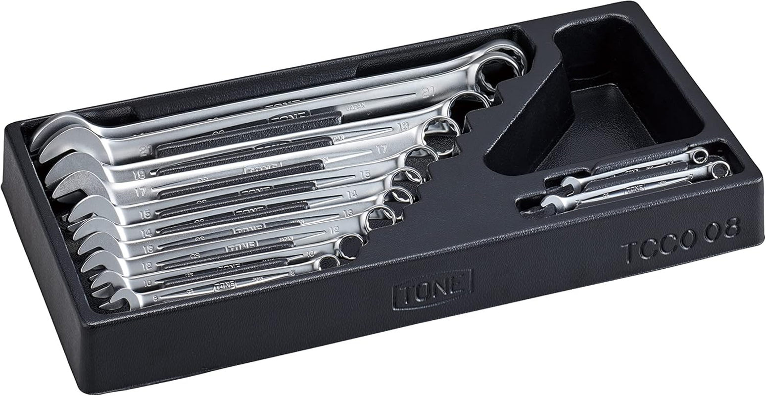 Tone CS120C Combination Spanner Set, Includes 12 Pieces image number 6