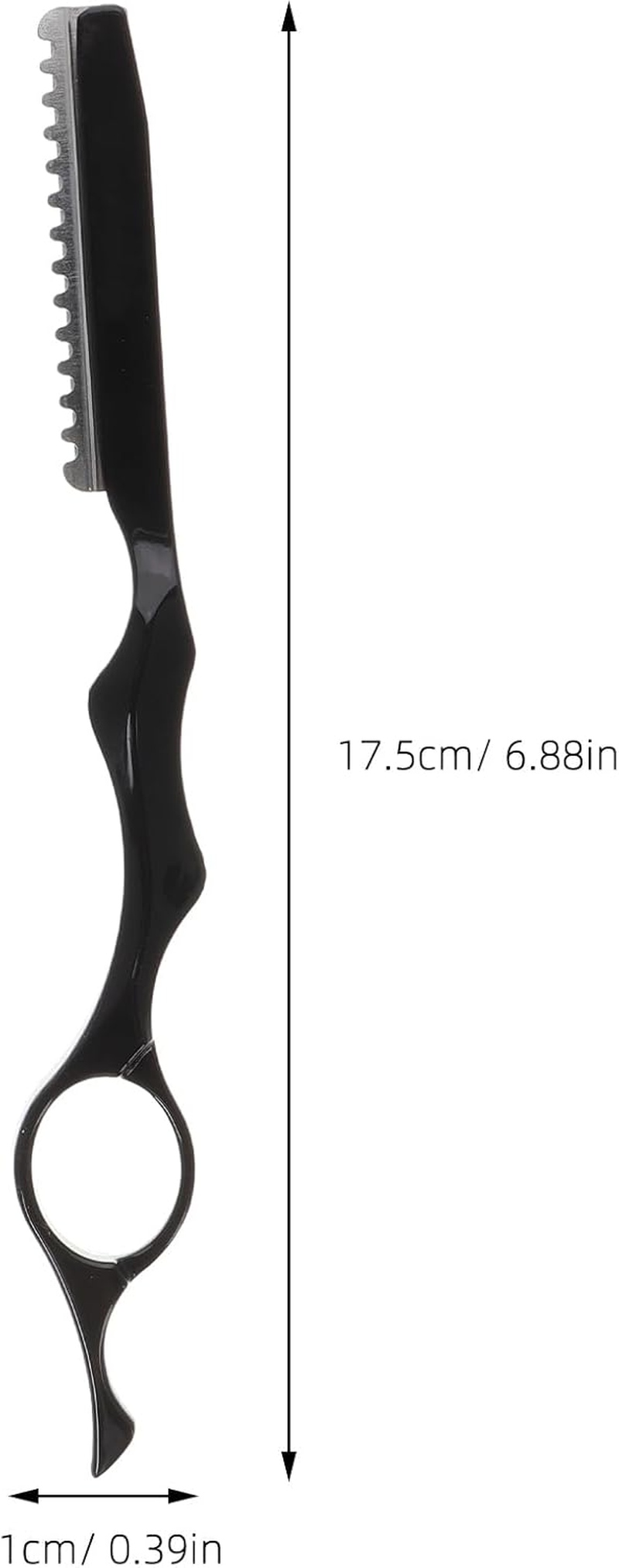 Ipetboom 1 Set Hair Styling Thinning Razor with 10 Replacement Blades Shaving Razor for Safe Hair Cutting and Feathering for Men and Women image number 3