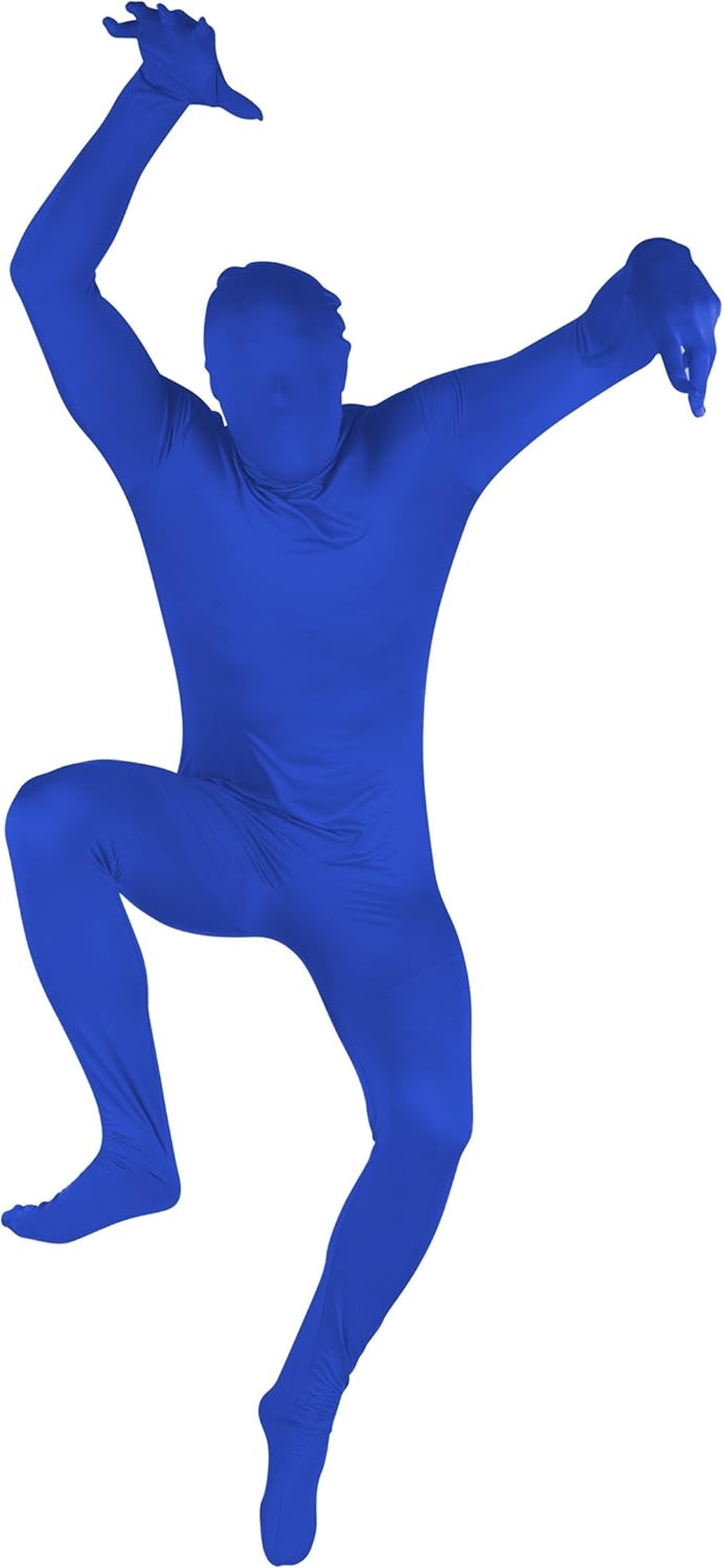 Adult Spandex Second Skin Full Bodysuit Costume by Capital Costumes (Blue) image number 2