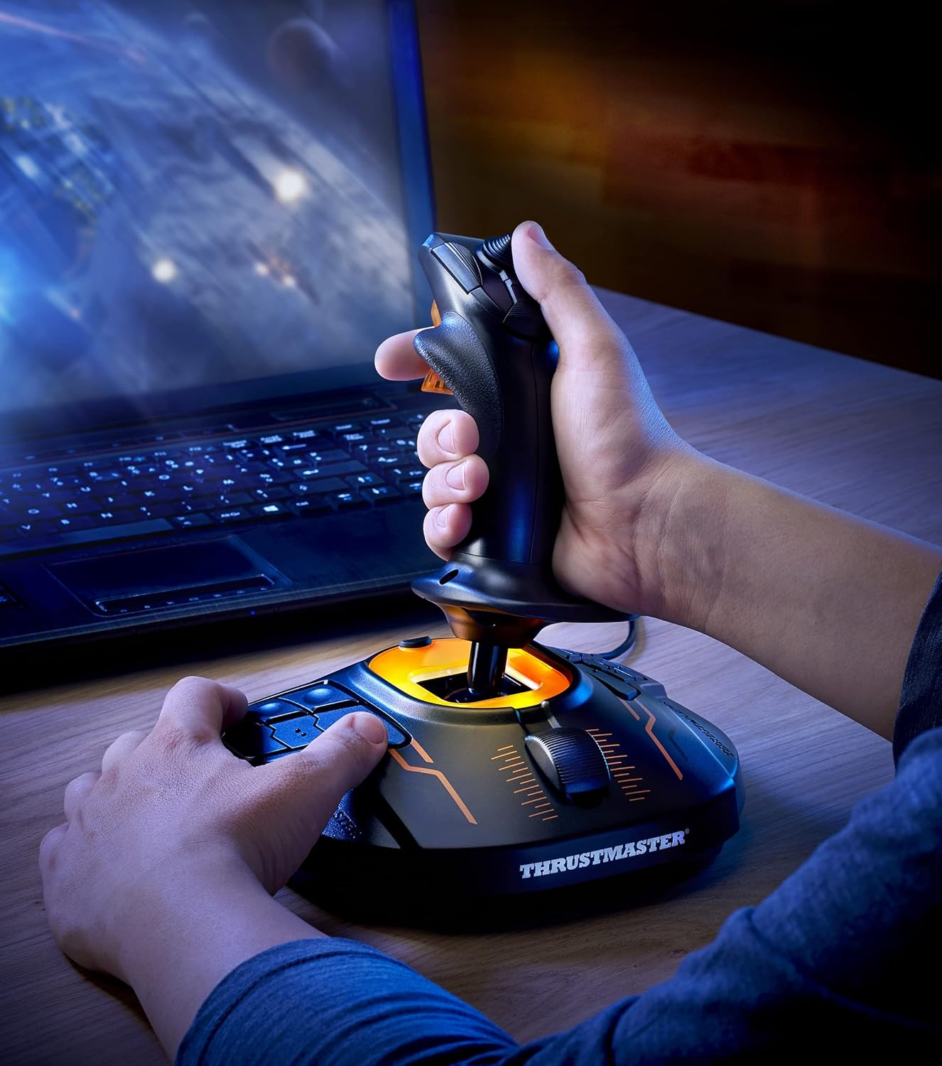 Thrustmaster T16000M FCS - Ambidextrous Flight Control System with H.E.A.R.T Halleffect Accurate Technology for PC