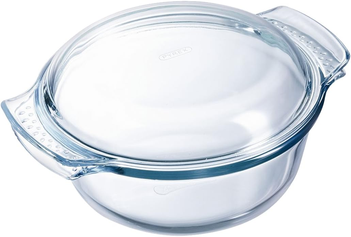 Dajar Pyrex Glass Roasting Dish 5 L Transparent Glass 32 X 27 Cm image number 2