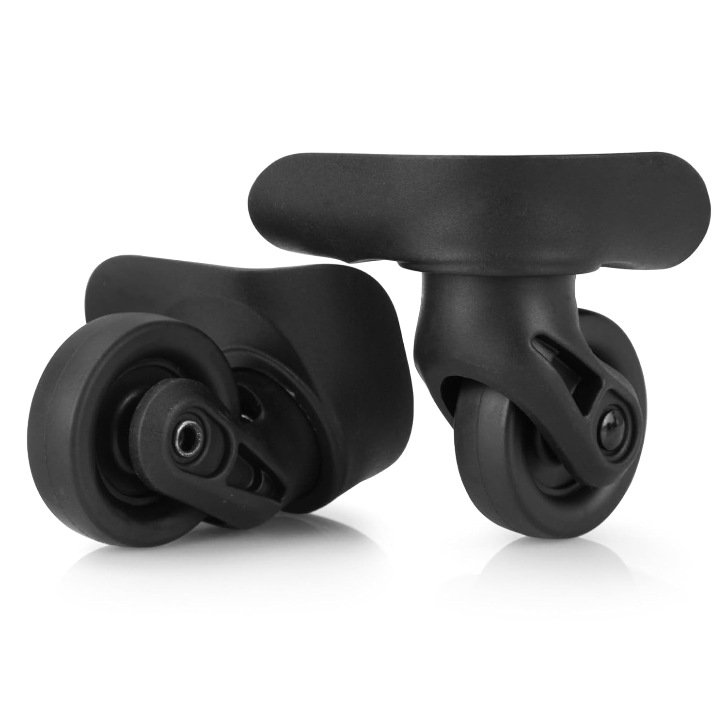 Luggage Wheels Replacement Kit, Spinner 360 Degree Wheels for Travel, Suitcase Plastic Repair Wheel Set, Mute Wheels Pack of 2 image number 3