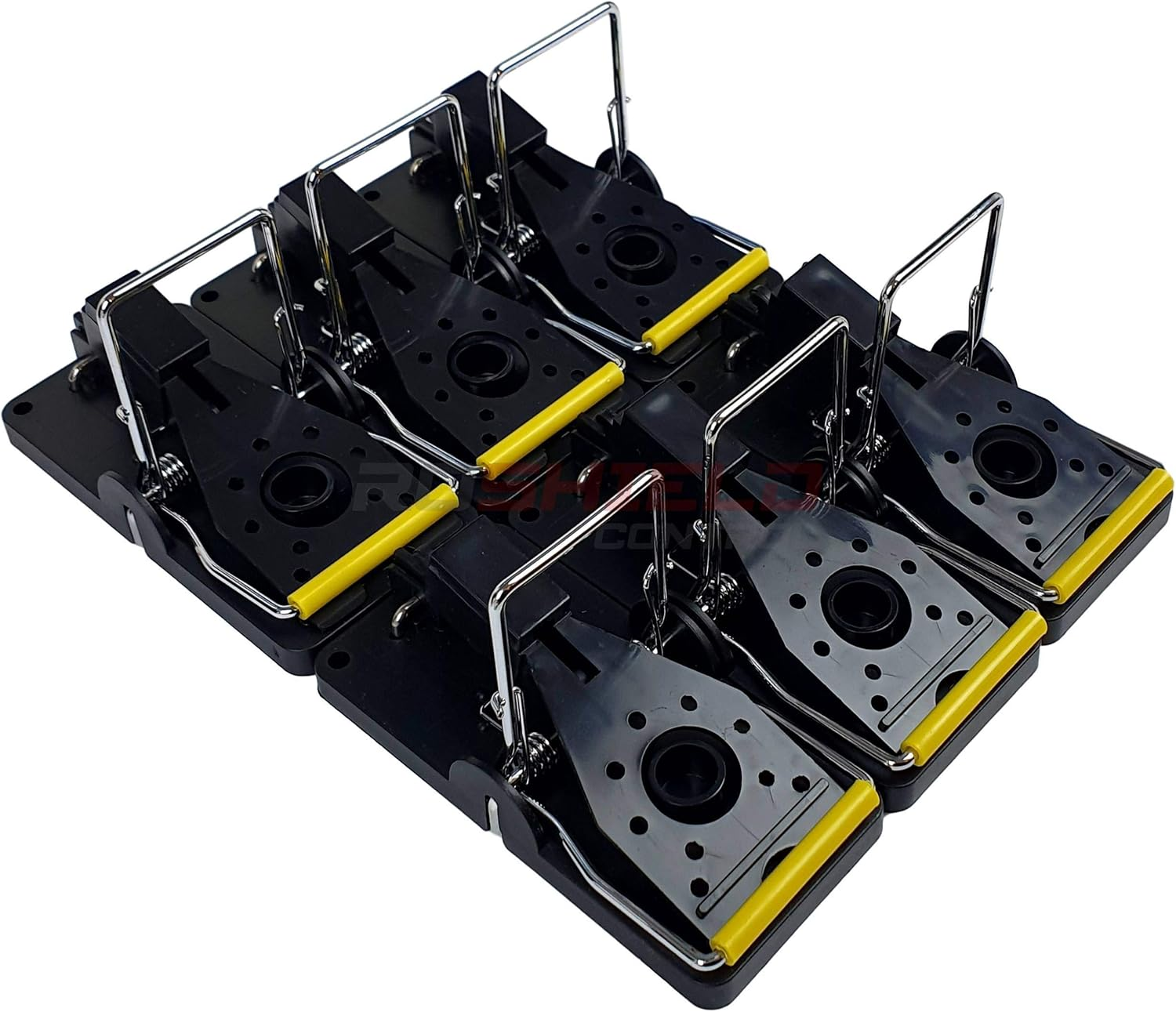 ROSHIELD 6 X Mouse Trap, 6 Pack Heavy Duty Reusable Snap Traps That Kill Instantly, High Sensitive Mice Catcher UK, Safe and Effective Rodent Trap for Indoors and Outdoors, Easy Set-Up & Clean image number 2