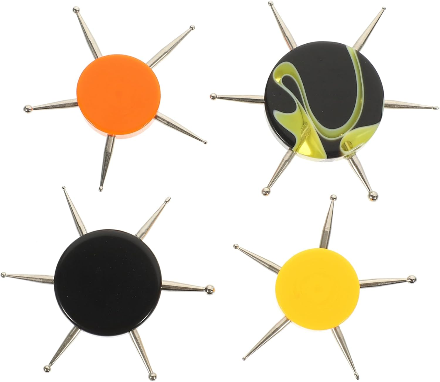 BESTYASH 4Pcs Dotted Needle Clay Tools for Nail Art for Manicure Drill Nail Tools Accessories image number 2