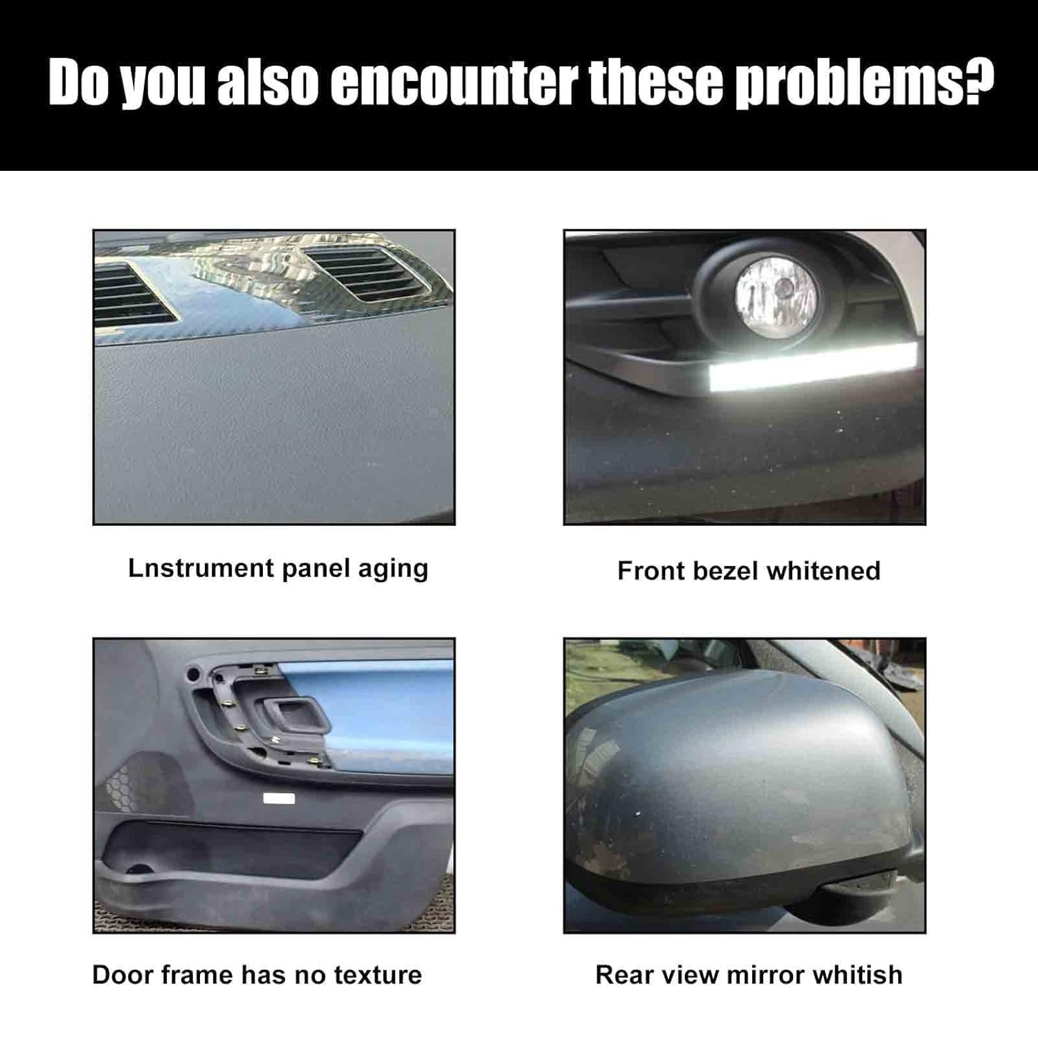 3Pcs Upattend Plastics Parts Crystal Coating,Crystal Coating for Car Plastic Parts,Automotive Exterior and Interior Parts Scratch Remover image number 1