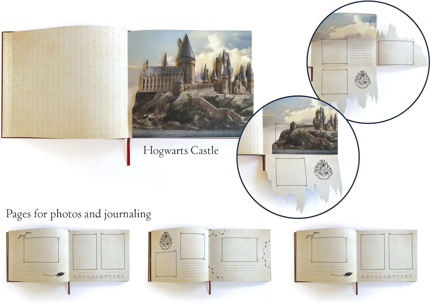 Paper House Productions Harry Potter Archival Quality Photo Memory Album with Activity Pages and Space for 144 Photos, ALB-6000E image number 5