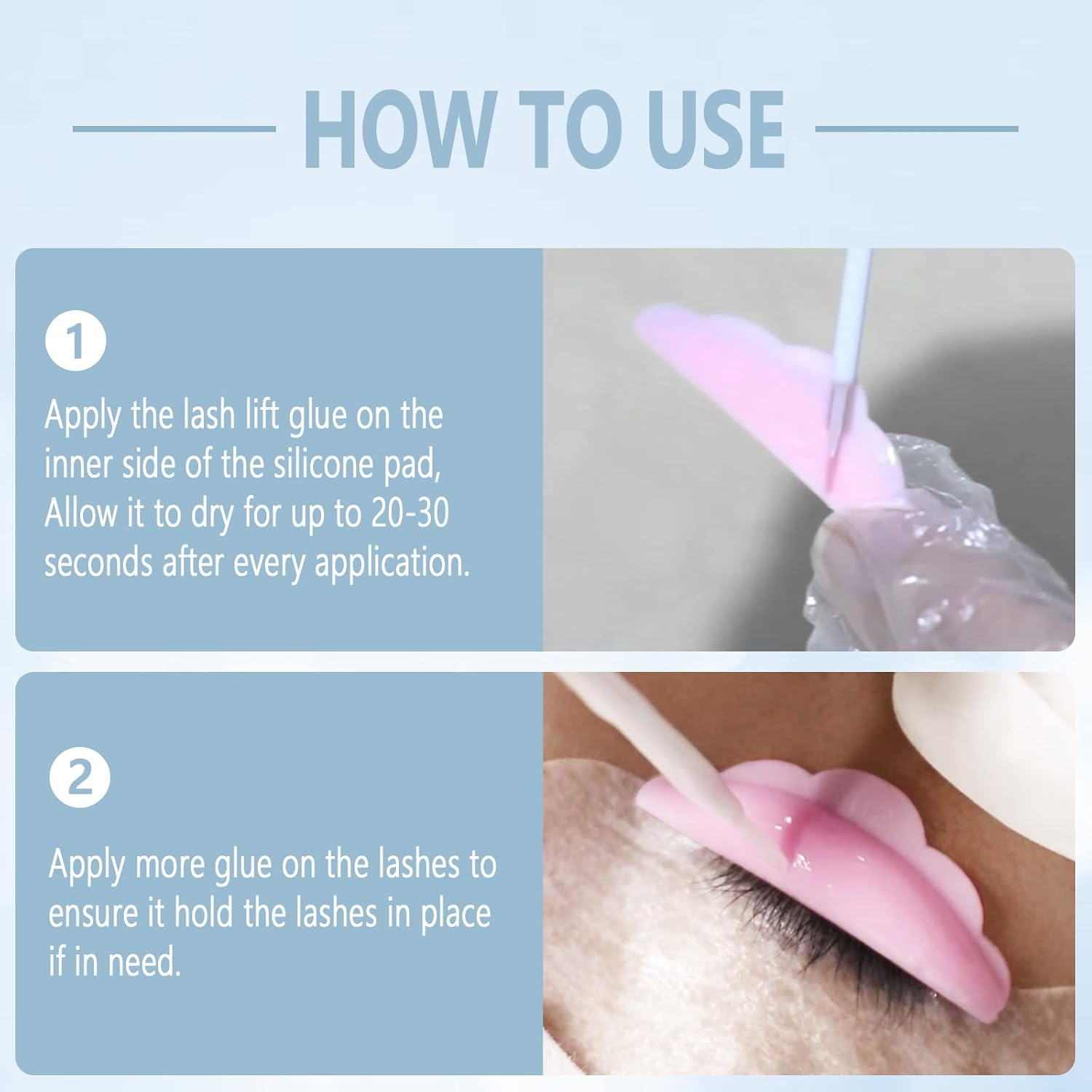 Lomansa Lash Lift Glue 1PCS, Eyelash Lift Glue Adhesive Perming Rod Strong Fix for Lashes and Brows Curl image number 6