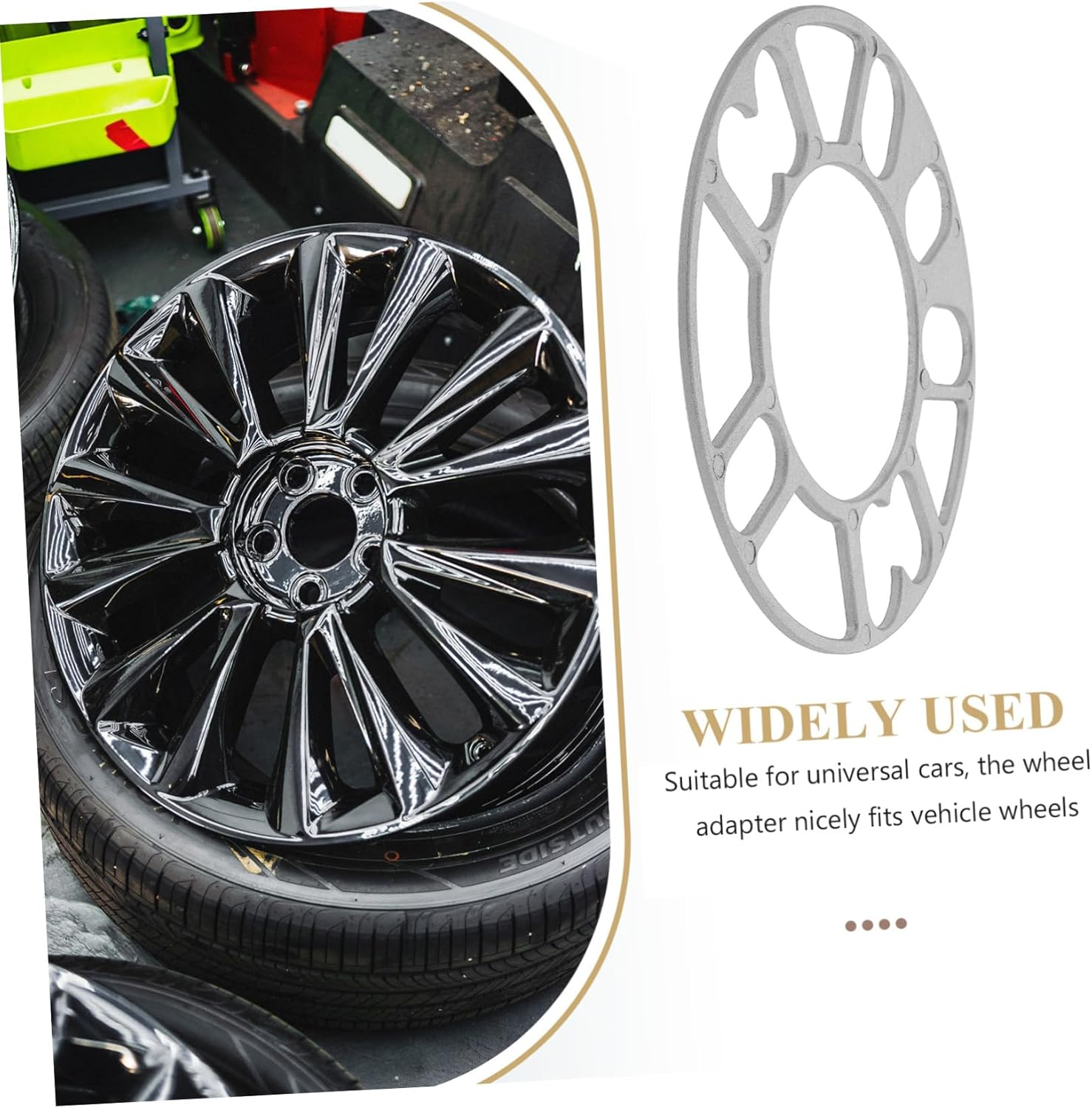 TIDTALEO Automotive Wheel Spacer Hub Centric Car Wheel Spacers Aluminum Replacement Plate image number 2