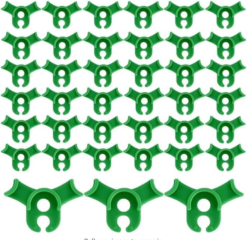90 Degrees Plant Stem Trainer Clips, 40Pcs Plant Training Clips Plants Bud Bender,Low-Stress Plants Training Clip,90&deg; Planting Stem Bender Low Stress Planting Branch Trainer Clips for Flower, Green image number 5