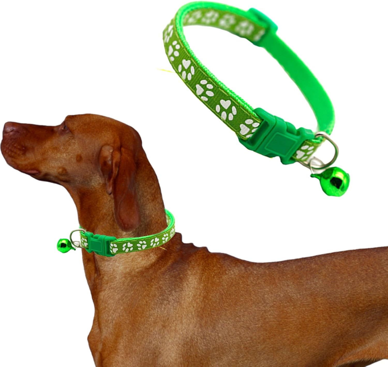 Generic 5X Cat Choker Bell Pet Choker with Bell Pendant Lightweight Cat Necklace Dog Bell Choker for Kitten Small Dog Cat Pet Accessories Walking image number 6