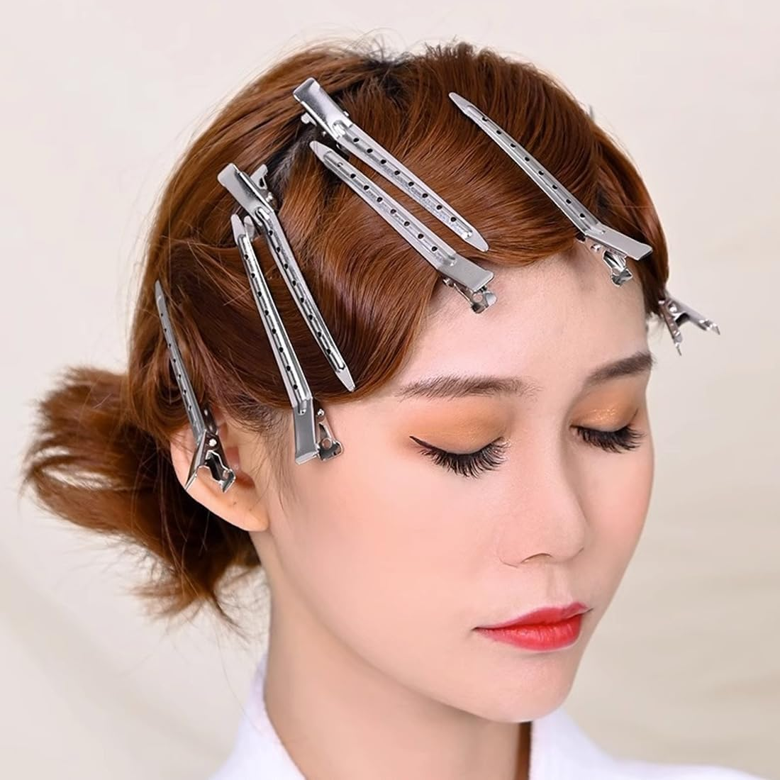 Pack of 16 Metal Hair Clips, Women'S Hair Clips, Hair Styling image number 2