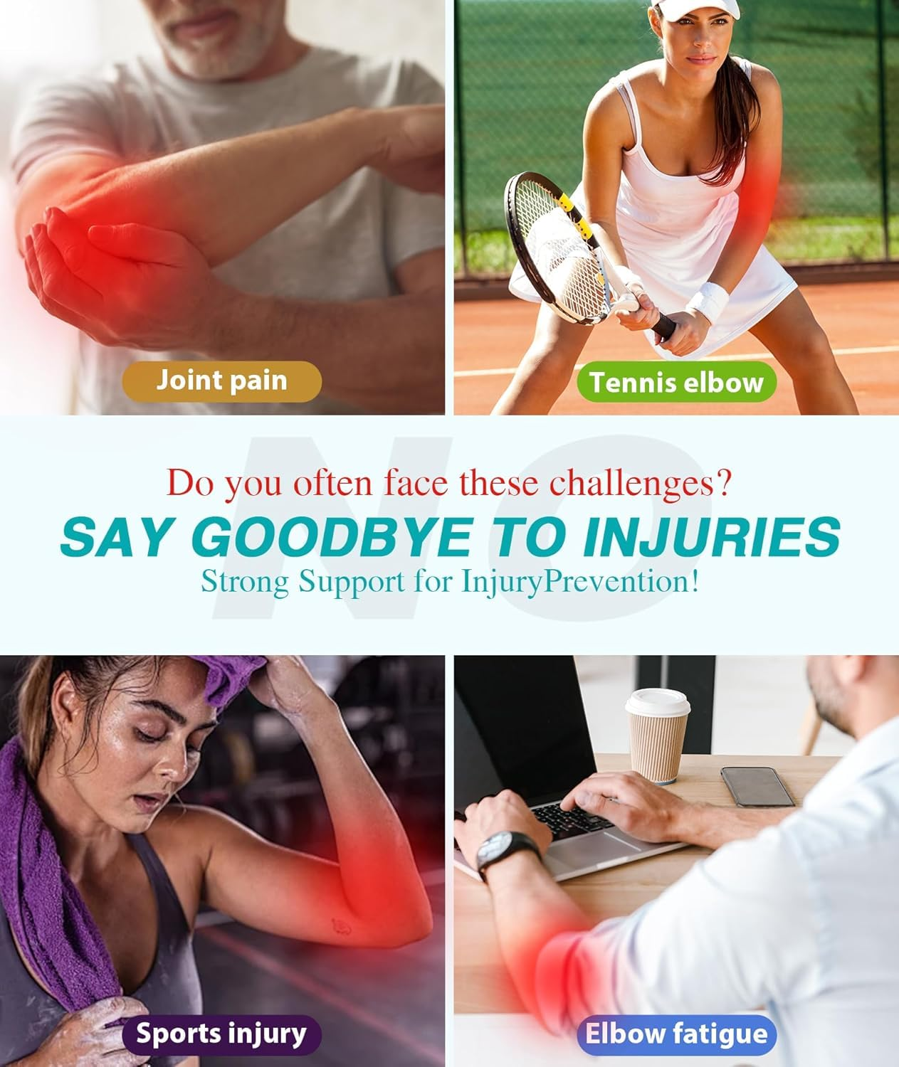 Elbow Brace for Cubital Tunnel, Ulnar Nerve Entrapment Brace, Adjustable Elbow Splint for Sleeping, Tendonitis, Tennis Elbow, Comfortable Stabilizer Support for Women and Men Fit Most image number 2