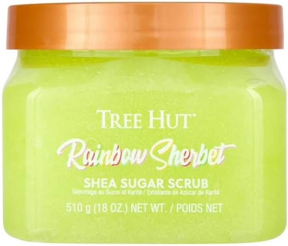Tree Hut Rainbow Sherbet Shea Sugar Scrub, Exfoliating Body Scrub Removes Dead, Dry Skin for a Soft & Hydrated Feel, Nourishing Essential Body Care, 18 Fl Oz. image number 2