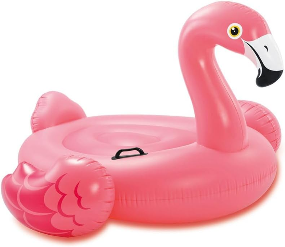 INTEX 57558NP - Pink Flamingo Ride-On, Age 3+, Size 1.47Mx1.4Mx94Cm image number 4