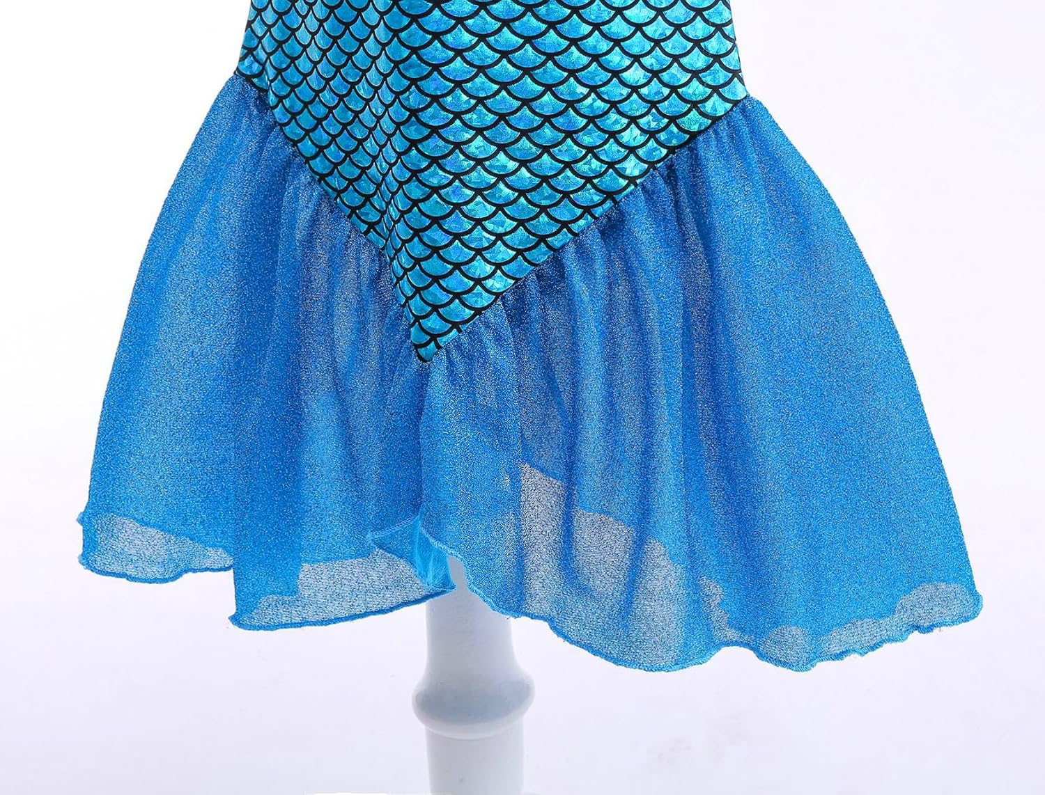 Little Girl Luxury Mermaid Costume Princess Dress for Girls with Accessories image number 1