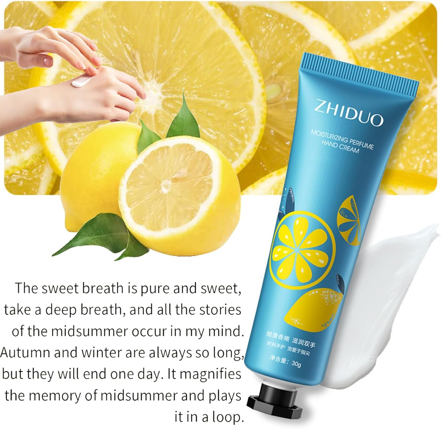 Hand Cream Gift Set, Moisturizing Hand Cream Sets for Very Dry Hands, Nourishing Non-Greasy Natural Fruit Flowers Fragrance Multipack Hand Care Lotion Hand Cream Gift for Women (4PCS) image number 6