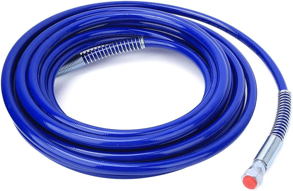 Sprayer Gun Hose, Paint Spray Hose, High Pressure Capacity for 1/4In Airless Paint Spray Hose Spray Gun Marine Automotive Wood Work