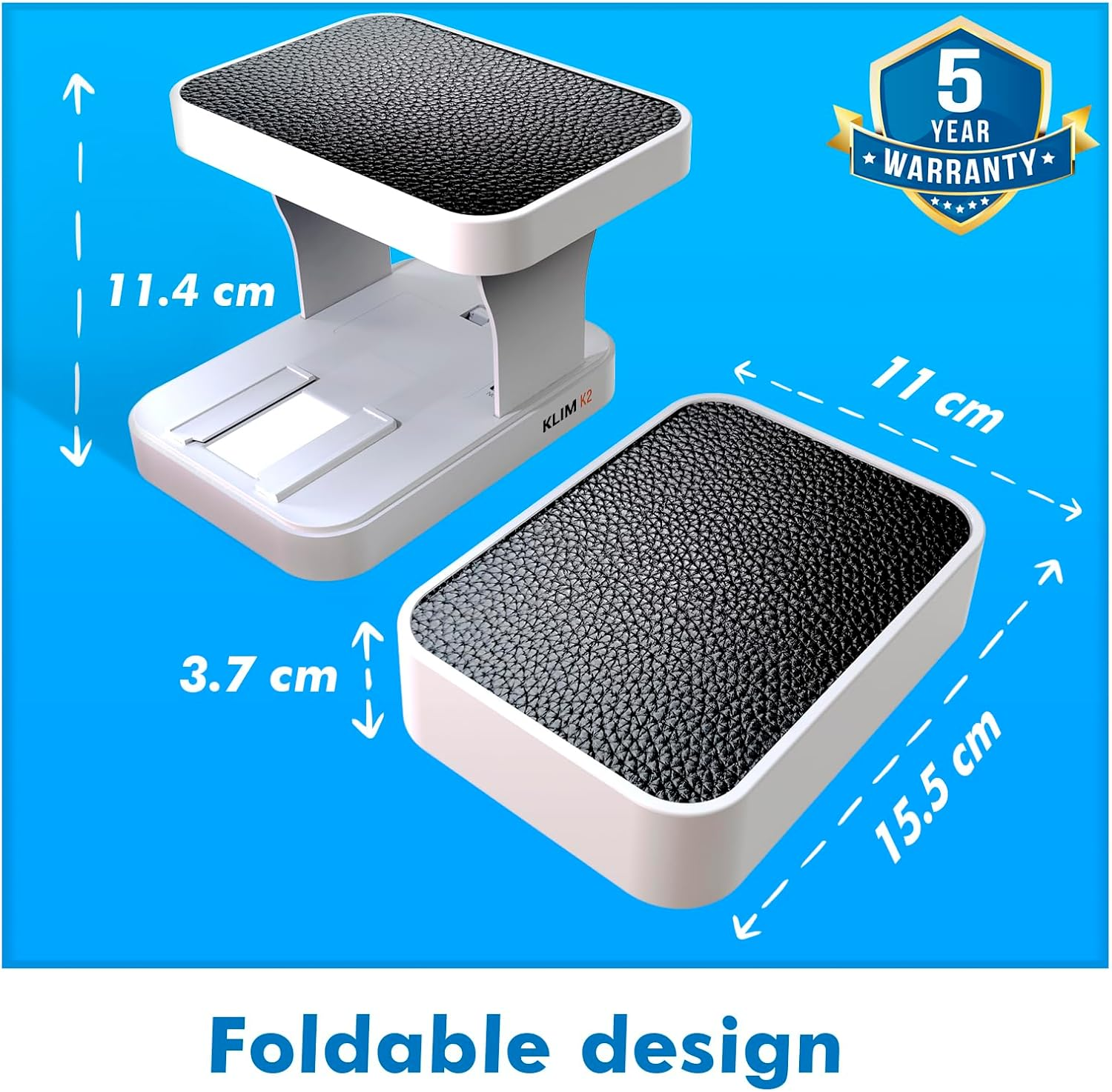 KLIM K2 Mobile Film Scanner - New Version - 35Mm Positive & Negative Slide and Photo Scanner - Essential Color Film Developing Kit - Create Your Own 35Mm Developing Service at Home - White - White image number 3