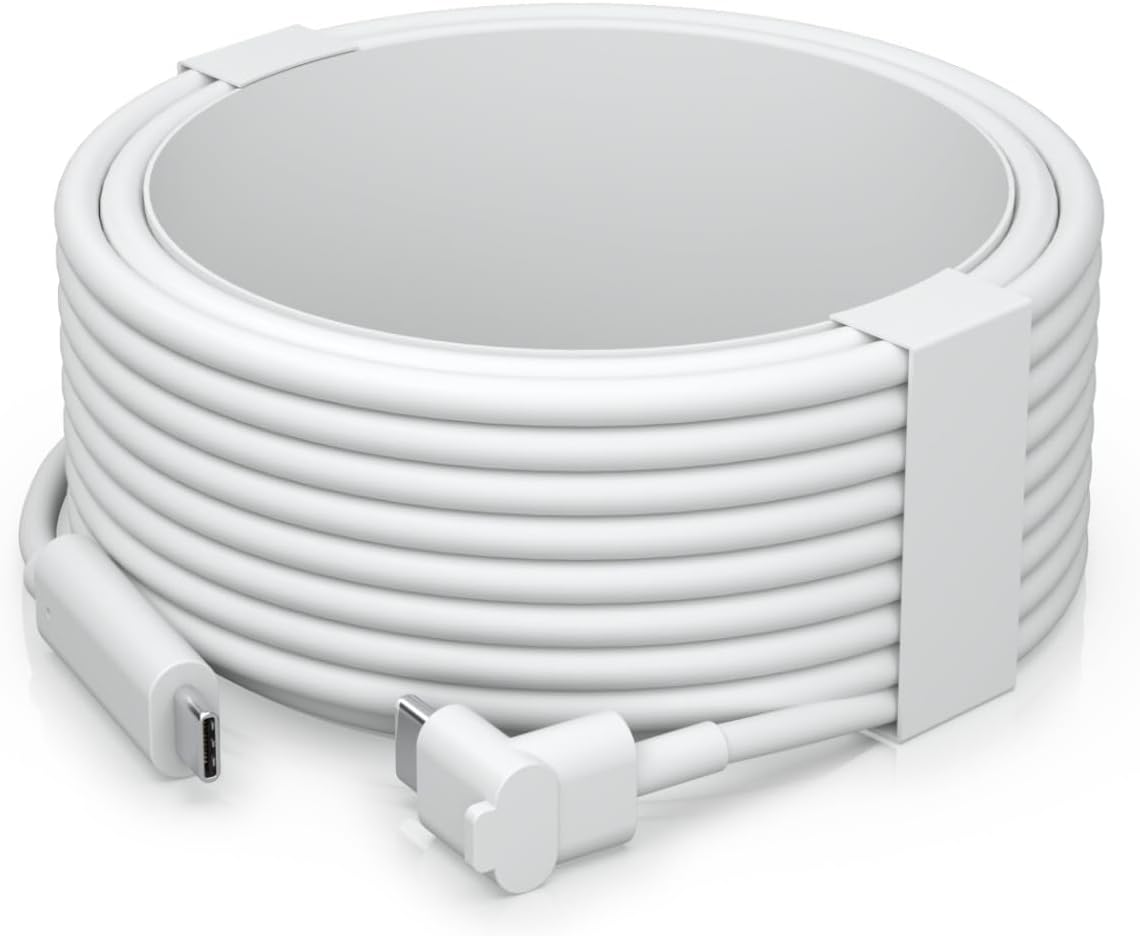 Ubiquiti UISP UACC-G4-INS-CABLE-USB-4.5M C&acirc;ble USB 4,5 M USB C Blanc image number 1